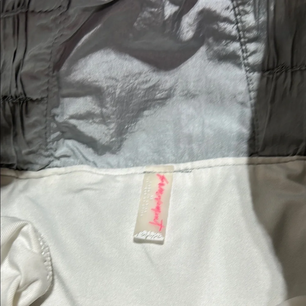 Free people movement feelin fit femme high waisted silver running workout shorts